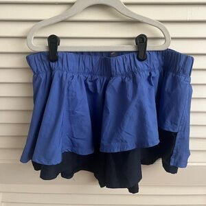 Free People Movement Blue Skort